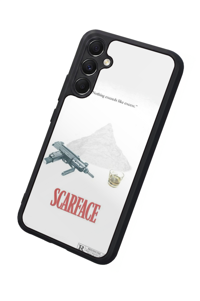 Samsung Galaxy M34 Uyumlu Scarface Tasarımlı Glossy Premium Kılıf