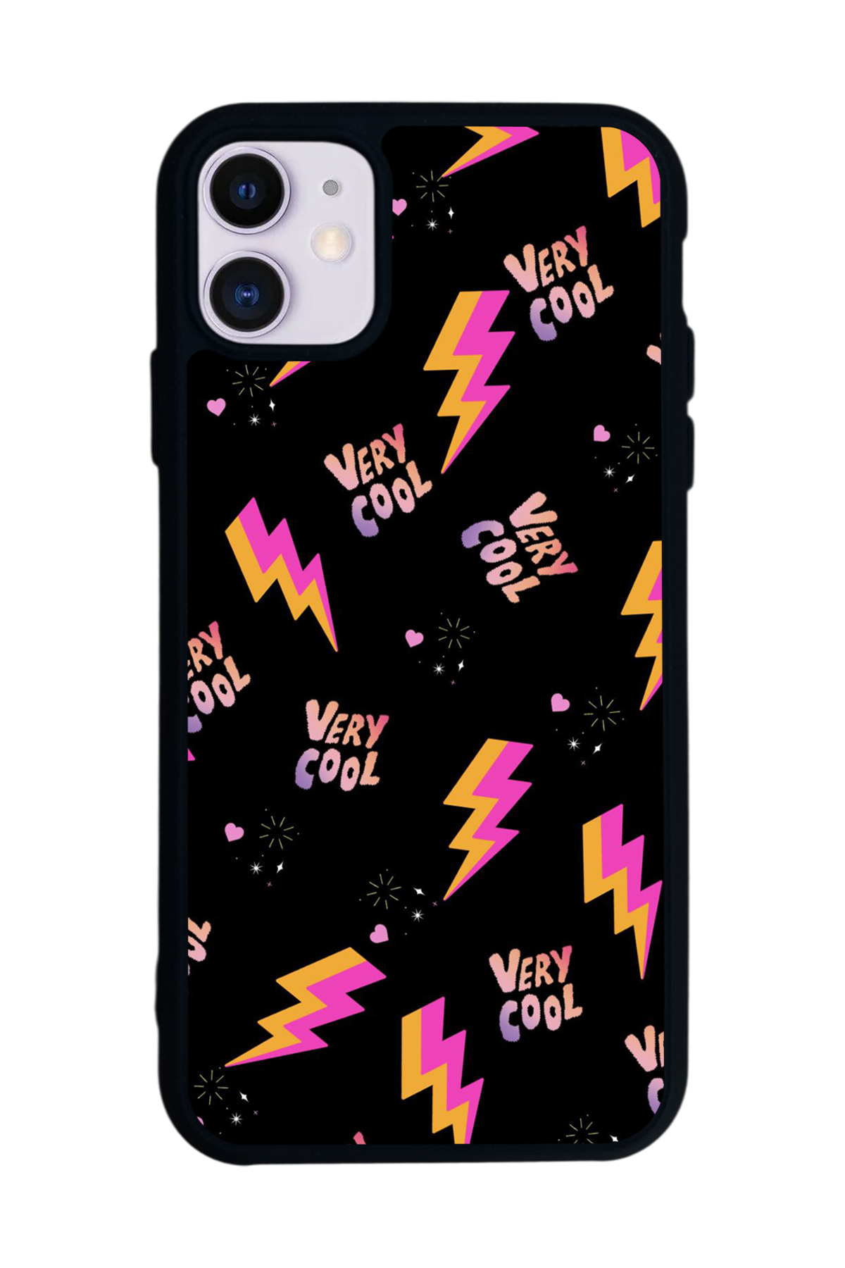 iPhone 11 Uyumlu Simsek Tasarımlı Glossy Premium Kılıf