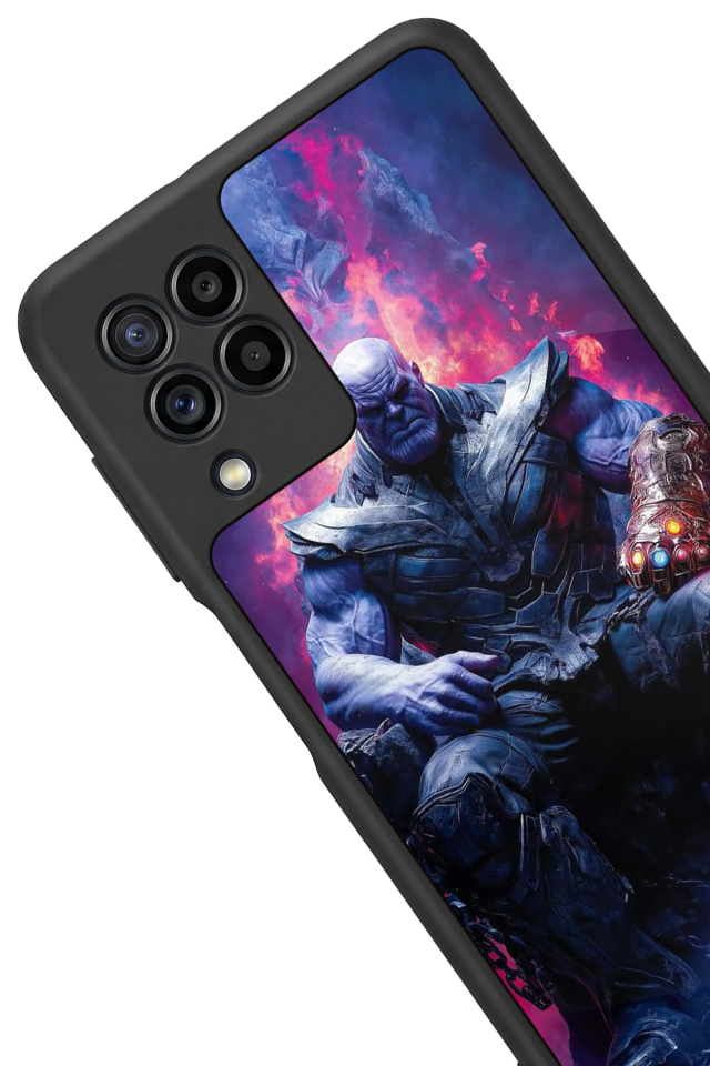 Samsung Galaxy M22 Uyumlu Thanos Tasarımlı Glossy Premium Kılıf
