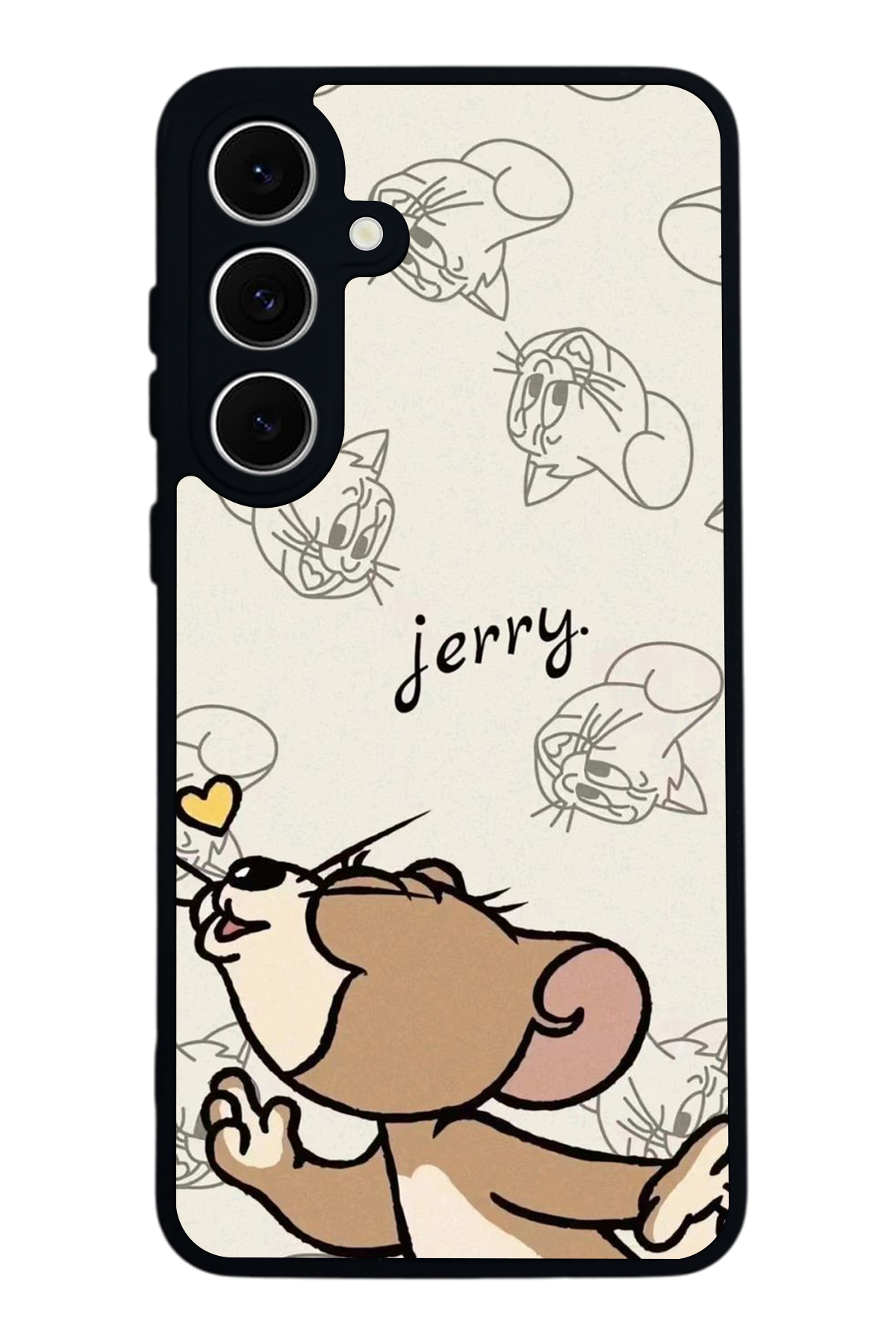 Samsung Galaxy A16 Uyumlu Tom And Jerry Tasarımlı Glossy Premium Kılıf