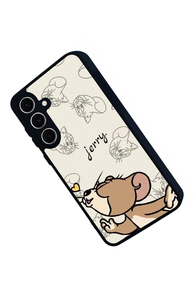 Samsung Galaxy A16 Uyumlu Tom And Jerry Tasarımlı Glossy Premium Kılıf