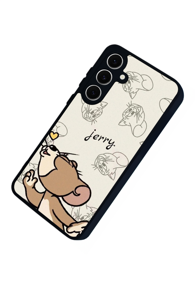 Samsung Galaxy A16 Uyumlu Tom And Jerry Tasarımlı Glossy Premium Kılıf
