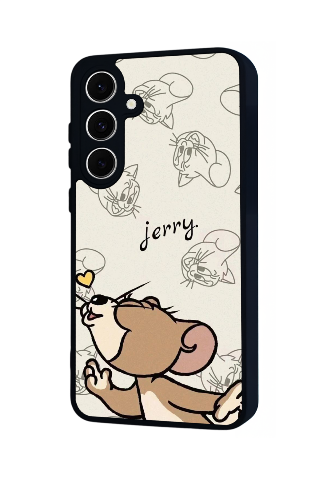 Samsung Galaxy A16 Uyumlu Tom And Jerry Tasarımlı Glossy Premium Kılıf