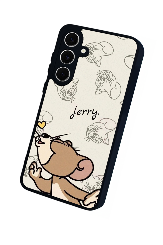 Samsung Galaxy A16 Uyumlu Tom And Jerry Tasarımlı Glossy Premium Kılıf