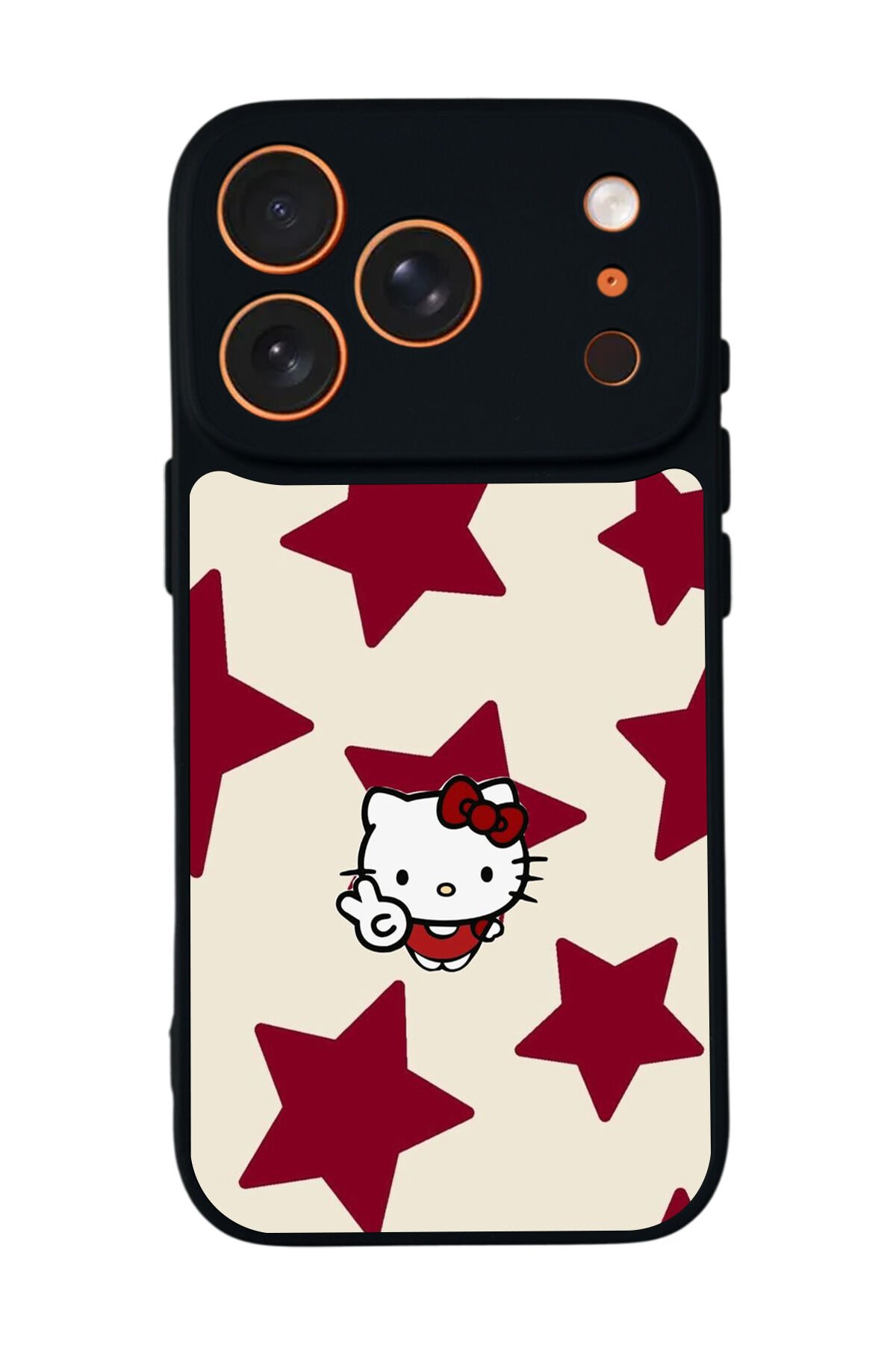 iPhone 17 Pro Uyumlu HelloKitty Tasarımlı Glossy Premium Kılıf