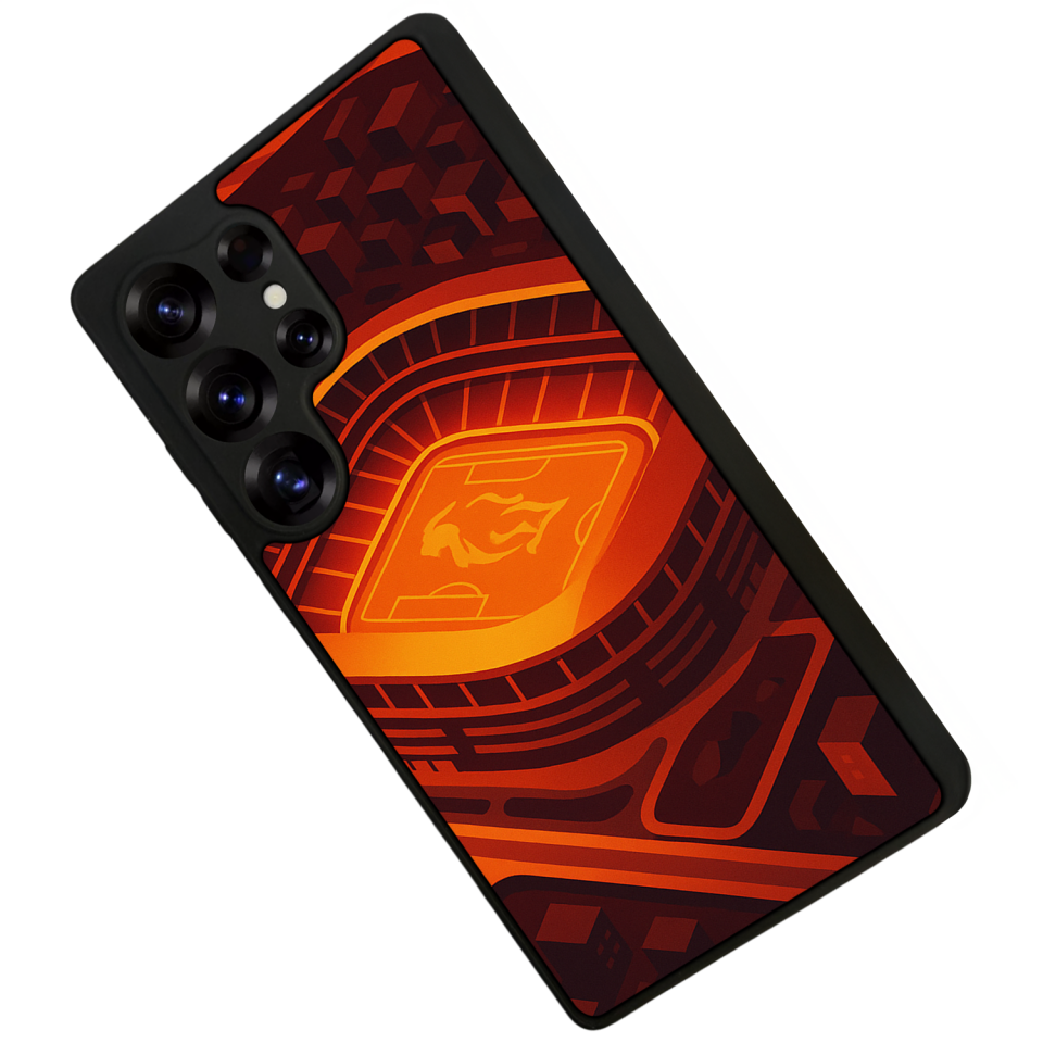 Samsung Galaxy S25 Ultra Uyumlu Aslan Tasarımlı Glossy Premium Kılıf