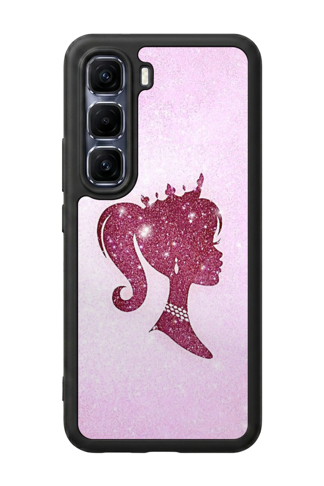 Infinix Hot 60 Pro Plus Uyumlu Barbie Tasarımlı Glossy Premium Kılıf