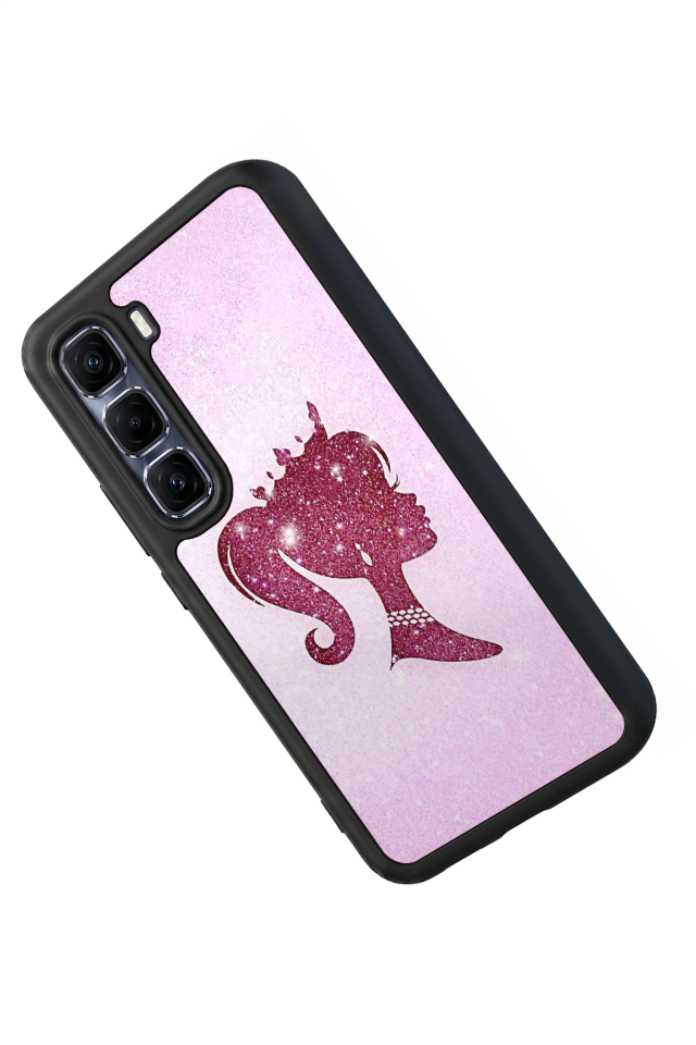 Infinix Hot 60 Pro Plus Uyumlu Barbie Tasarımlı Glossy Premium Kılıf