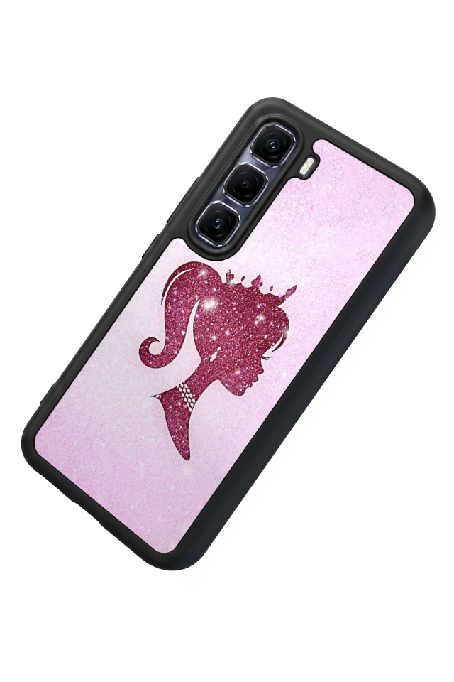 Infinix Hot 60 Pro Plus Uyumlu Barbie Tasarımlı Glossy Premium Kılıf