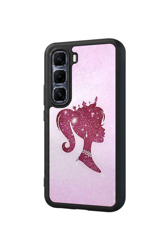 Infinix Hot 60 Pro Plus Uyumlu Barbie Tasarımlı Glossy Premium Kılıf