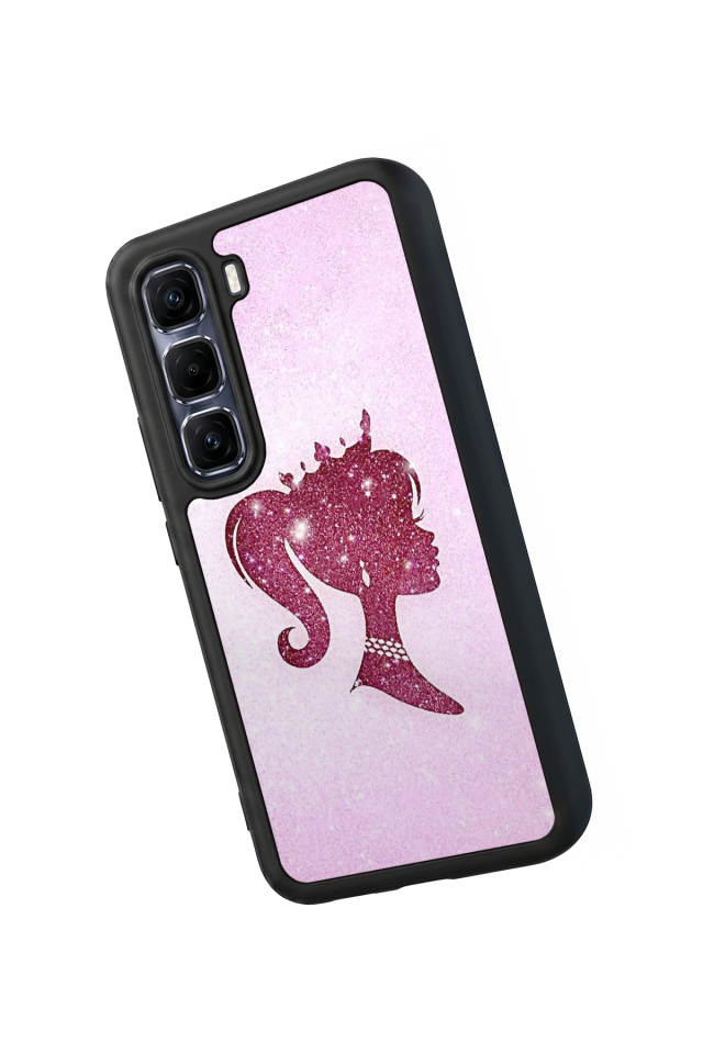 Infinix Hot 60 Pro Plus Uyumlu Barbie Tasarımlı Glossy Premium Kılıf