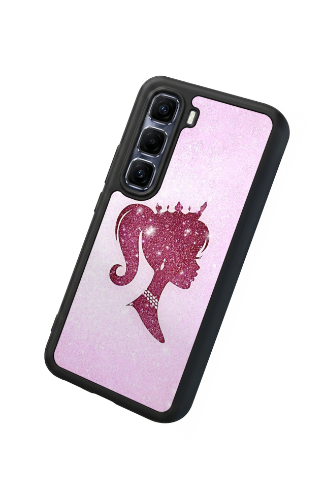 Infinix Hot 60 Pro Plus Uyumlu Barbie Tasarımlı Glossy Premium Kılıf