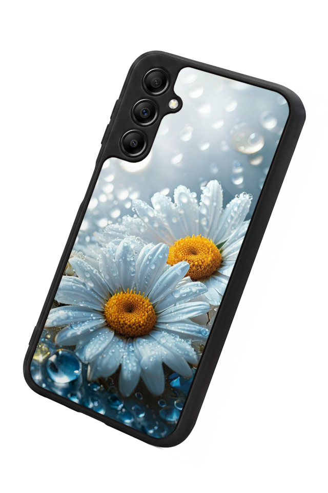 Samsung Galaxy A14 Uyumlu Cicek Tasarımlı Glossy Premium Kılıf