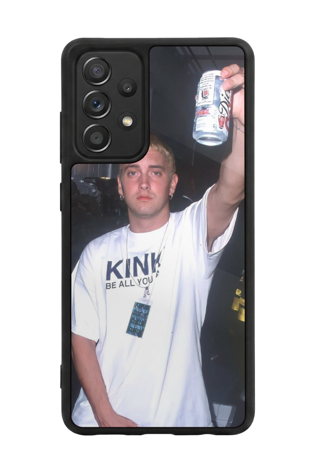 Samsung Galaxy A72 Uyumlu Eminem Tasarımlı Glossy Premium Kılıf