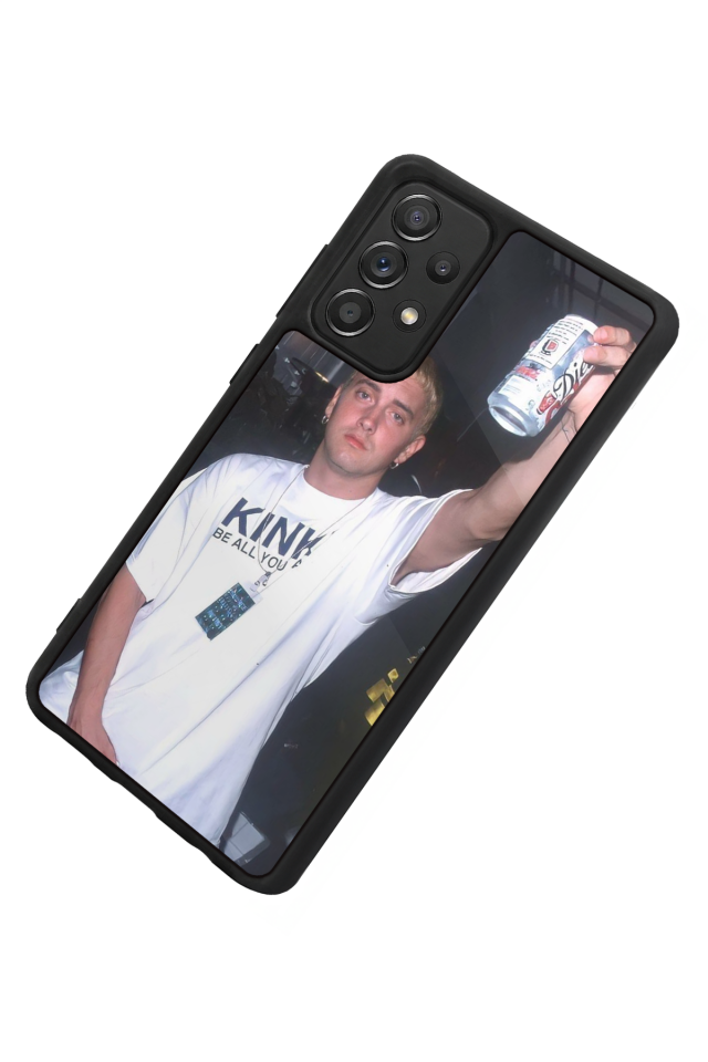 Samsung Galaxy A72 Uyumlu Eminem Tasarımlı Glossy Premium Kılıf