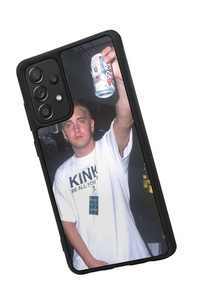 Samsung Galaxy A72 Uyumlu Eminem Tasarımlı Glossy Premium Kılıf