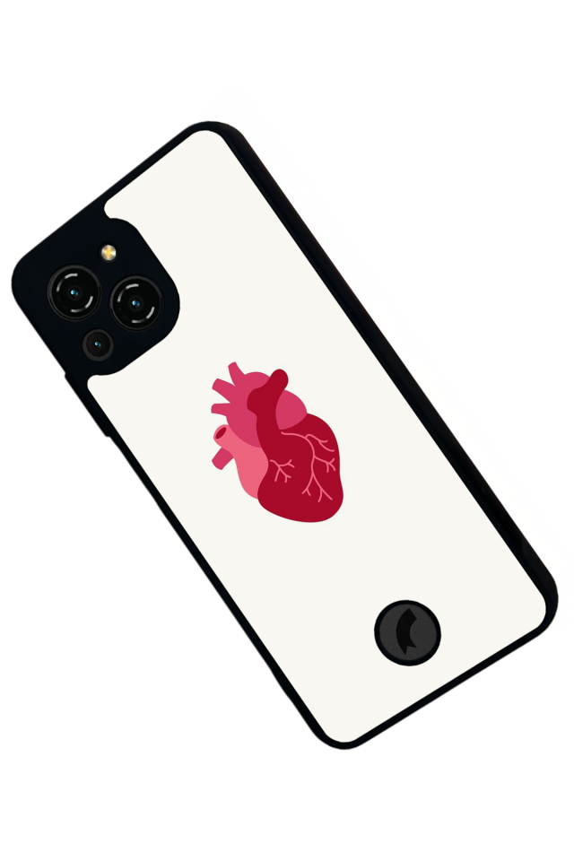 Reeder S23 Pro Max Uyumlu Kalp Love Tasarımlı Glossy Premium Kılıf