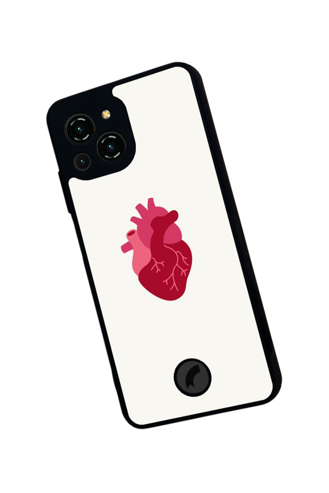 Reeder S23 Pro Max Uyumlu Kalp Love Tasarımlı Glossy Premium Kılıf