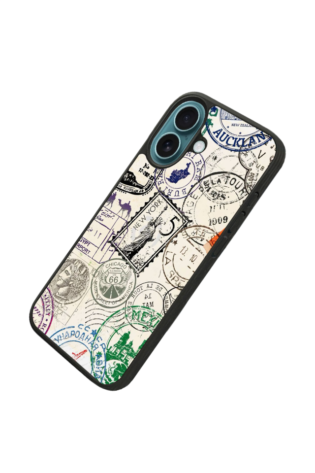 iPhone 16 Uyumlu Poster Tasarımlı Glossy Premium Kılıf