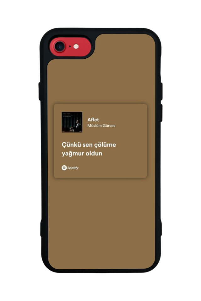 iPhone 7 Uyumlu Sarki Sozleri Tasarımlı Glossy Premium Kılıf