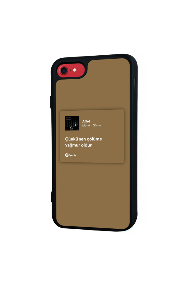iPhone 7 Uyumlu Sarki Sozleri Tasarımlı Glossy Premium Kılıf