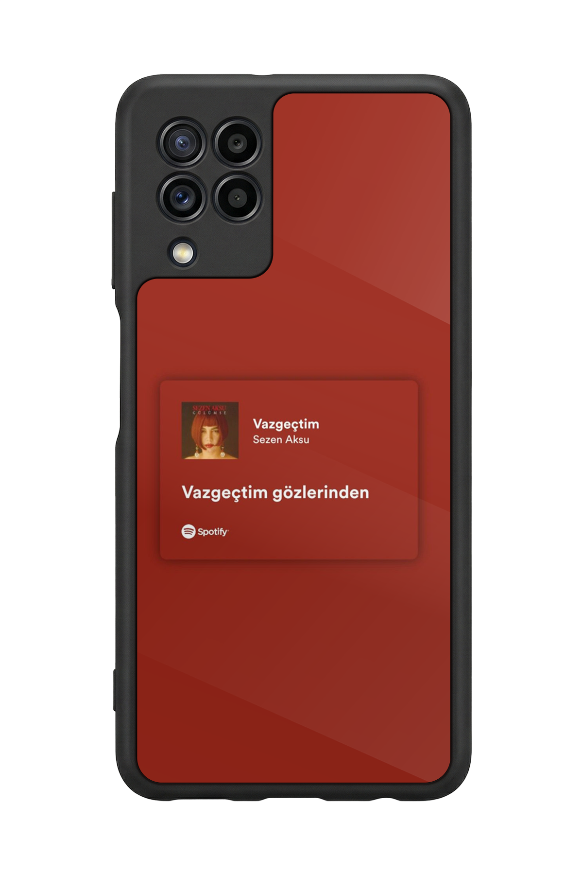 Samsung Galaxy M32 Uyumlu Sarki Sozleri Tasarımlı Glossy Premium Kılıf