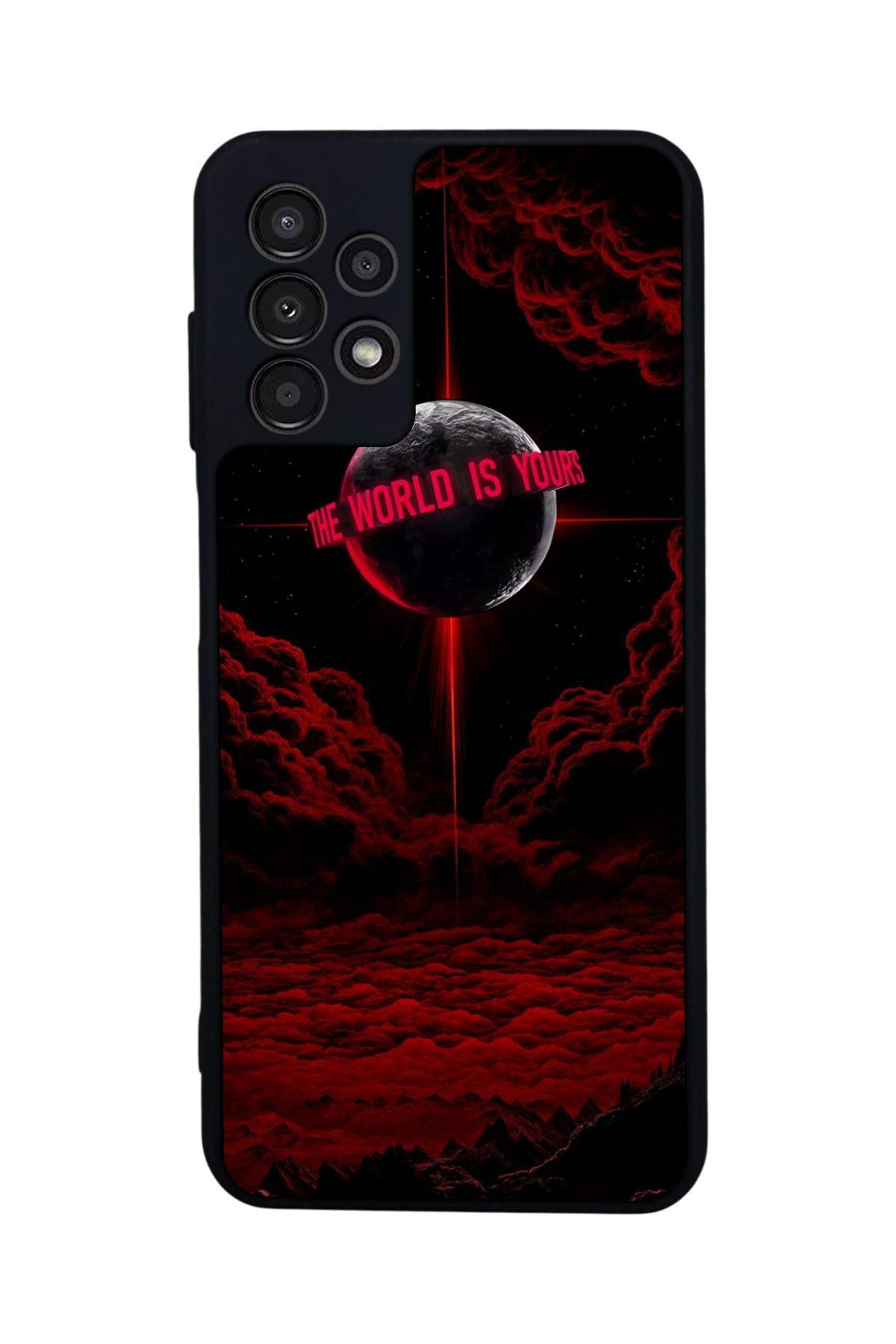 Samsung Galaxy A13 Uyumlu Scarface Tasarımlı Glossy Premium Kılıf