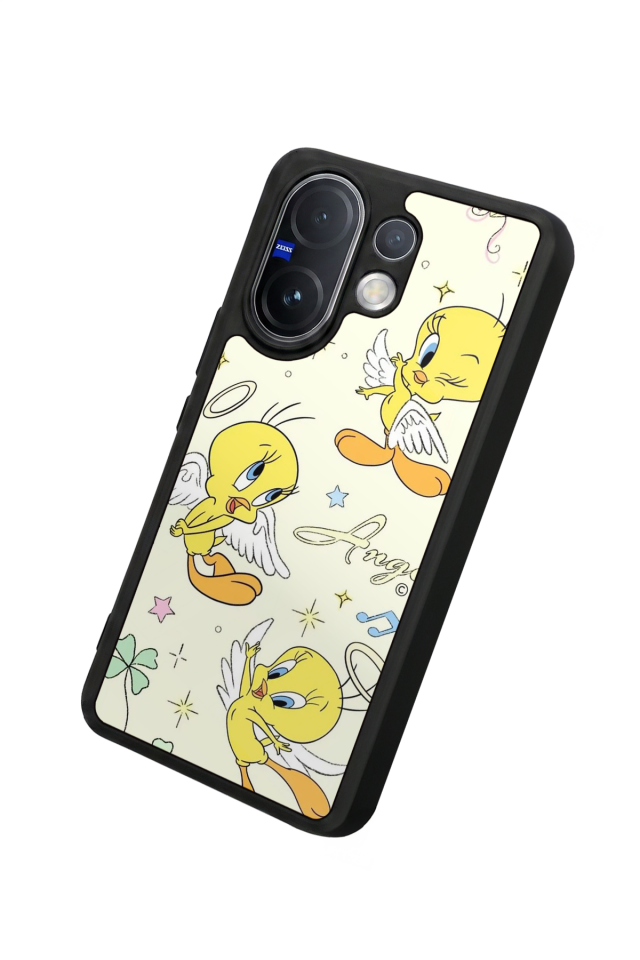 Vivo V60 Uyumlu Tweety Tasarımlı Glossy Premium Kılıf