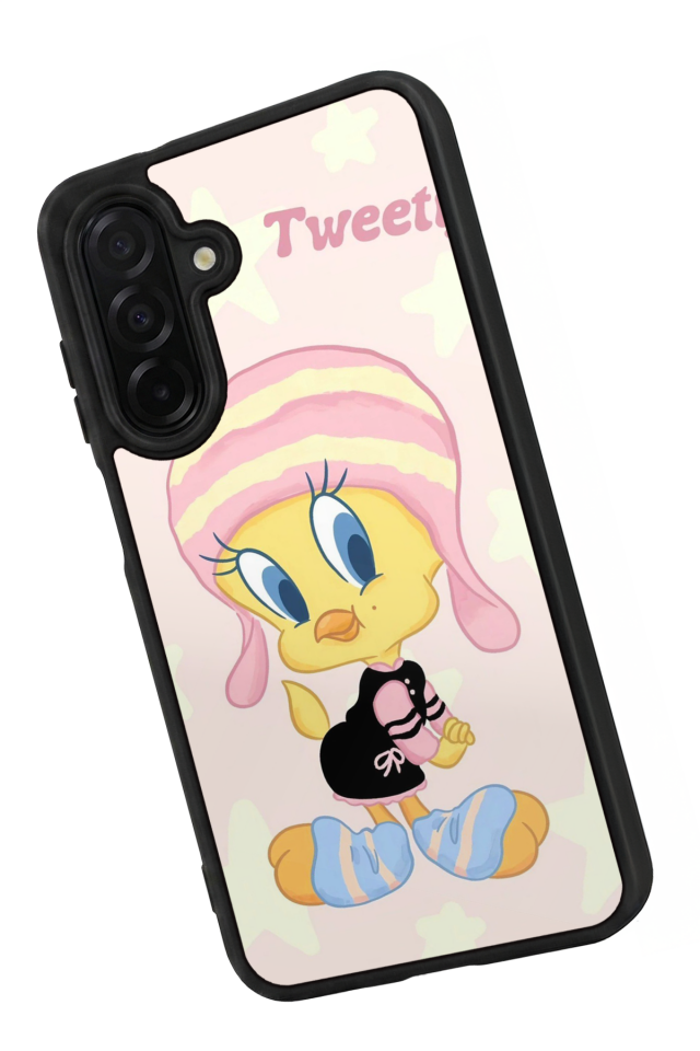 Samsung Galaxy A56 Uyumlu Tweety Tasarımlı Glossy Premium Kılıf