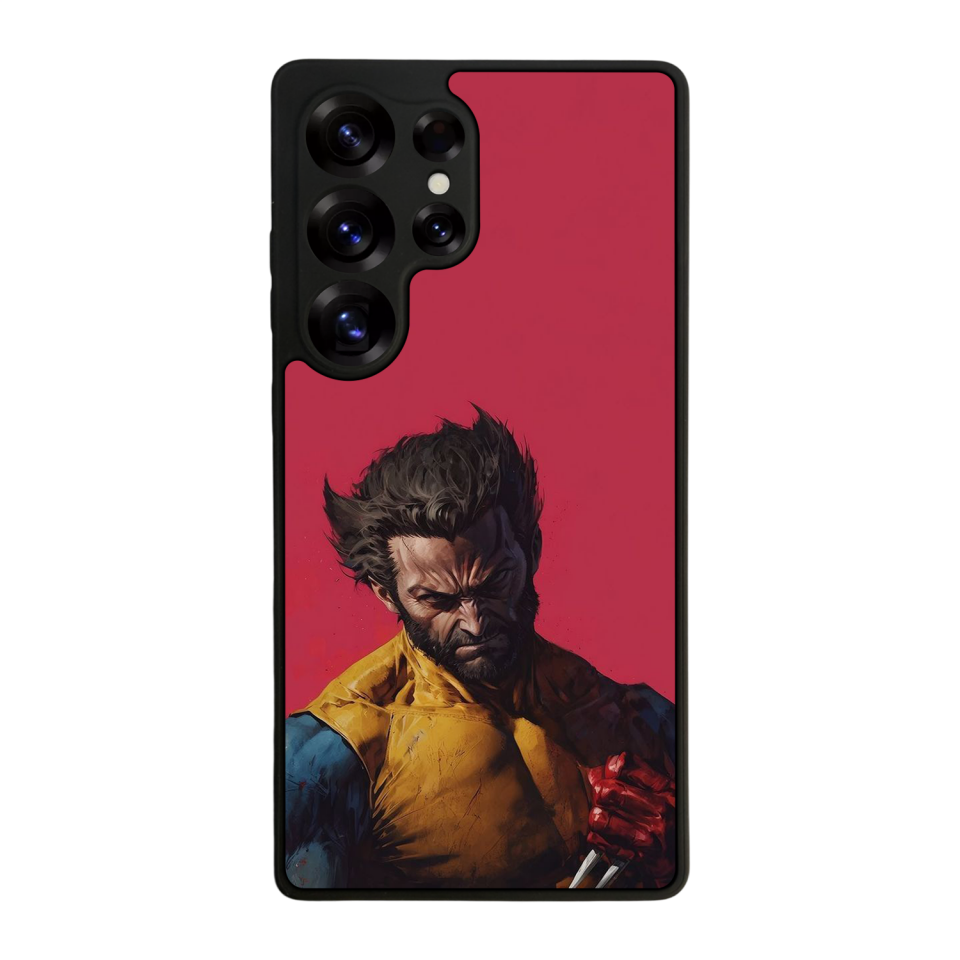 Samsung Galaxy S25 Ultra Uyumlu Wolverine Tasarımlı Glossy Premium Kılıf