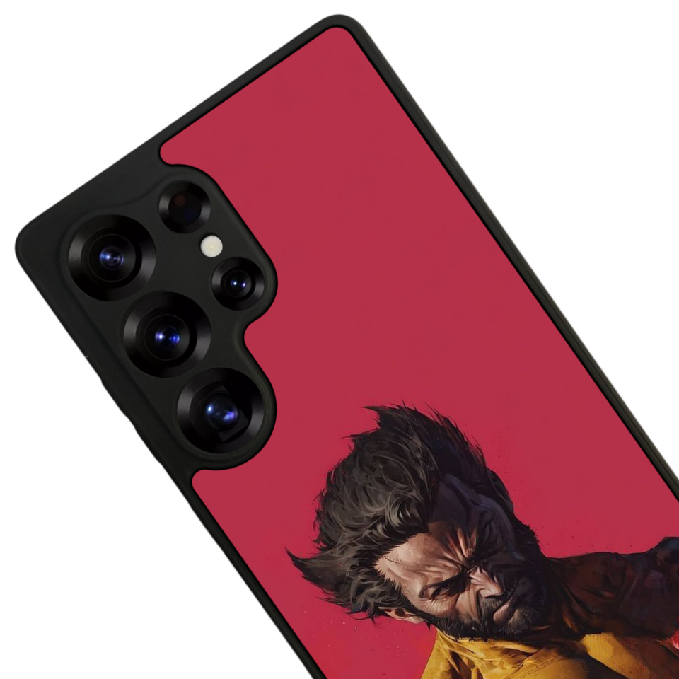 Samsung Galaxy S25 Ultra Uyumlu Wolverine Tasarımlı Glossy Premium Kılıf