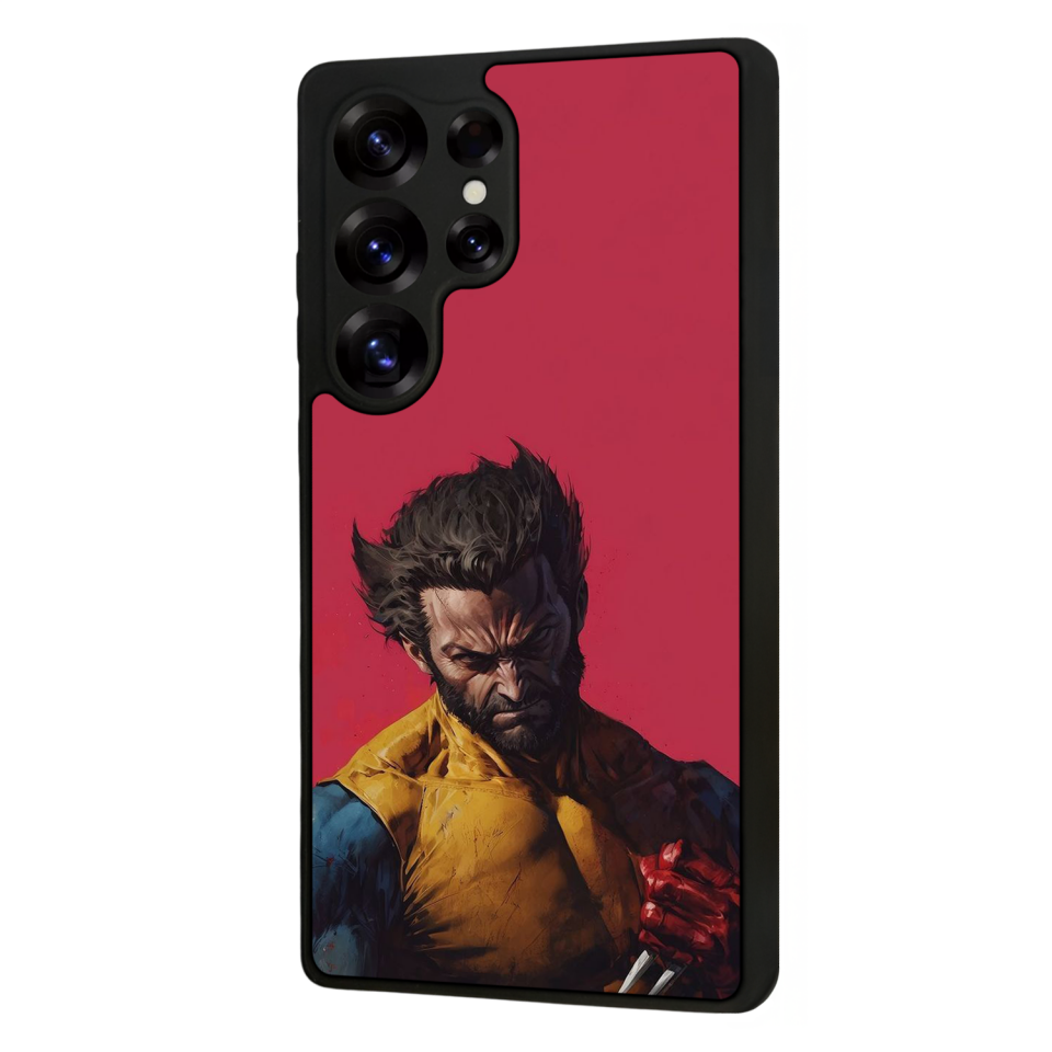 Samsung Galaxy S25 Ultra Uyumlu Wolverine Tasarımlı Glossy Premium Kılıf