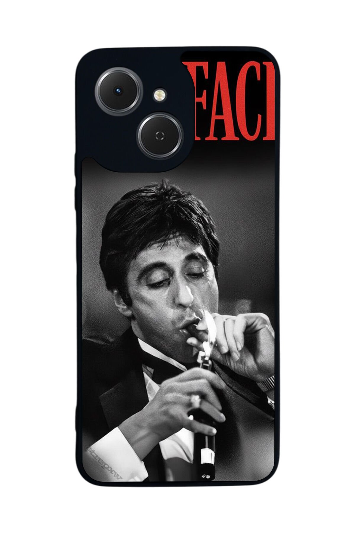 Tecno Spark 40C Uyumlu Scarface Tasarımlı Glossy Premium Kılıf