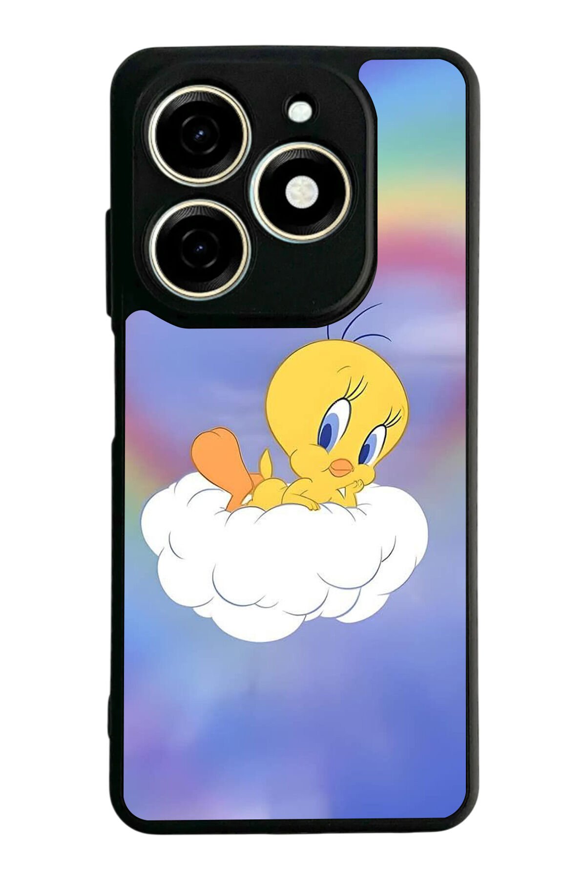 Tecno Spark 20/20C Uyumlu Tweety Tasarımlı Glossy Premium Kılıf
