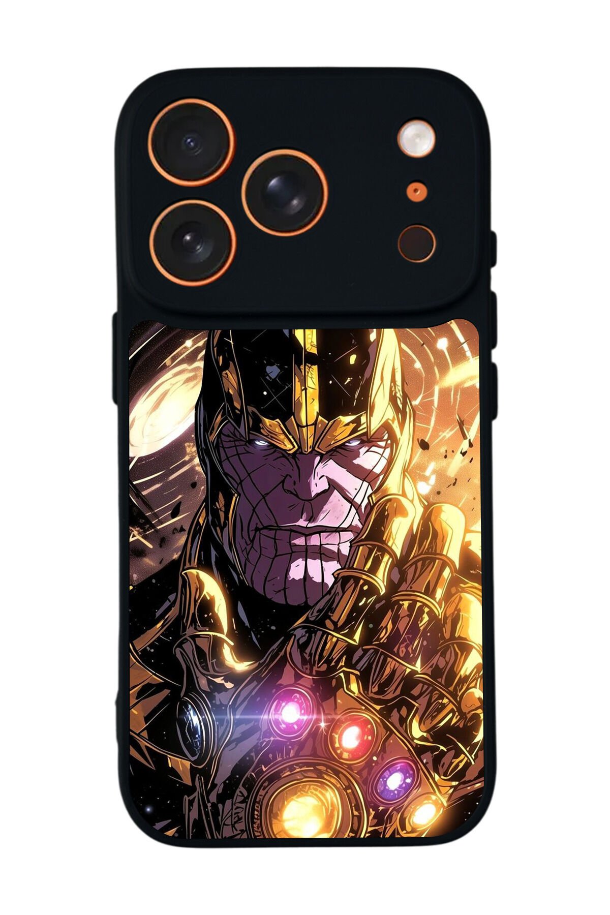 iPhone 17 Pro Uyumlu Thanos Tasarımlı Glossy Premium Kılıf