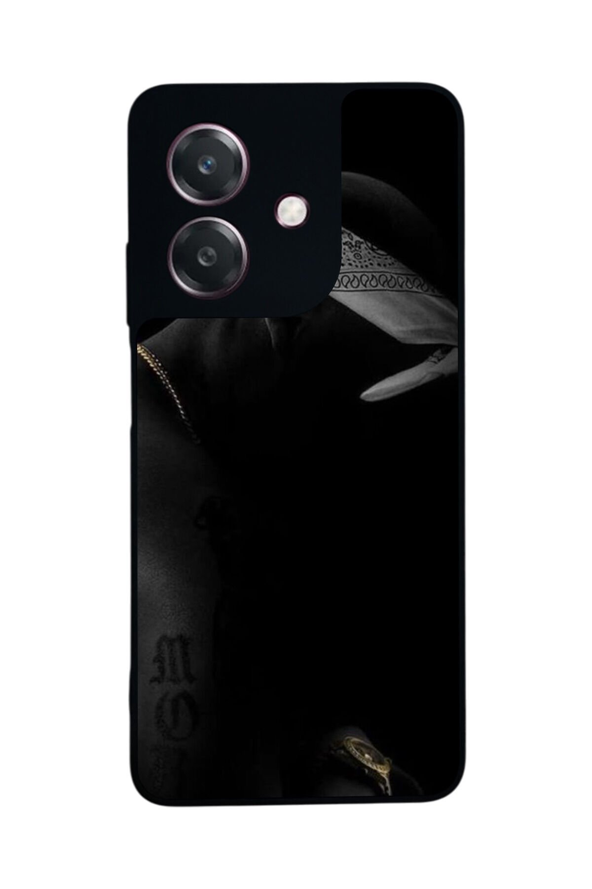Oppo A3 5G Uyumlu Tupac Tasarımlı Glossy Premium Kılıf