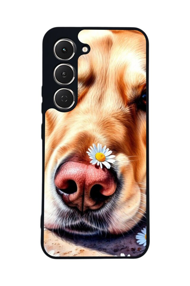Tecno Spark 40 Pro Uyumlu Golden Kopek Tasarımlı Glossy Premium Kılıf