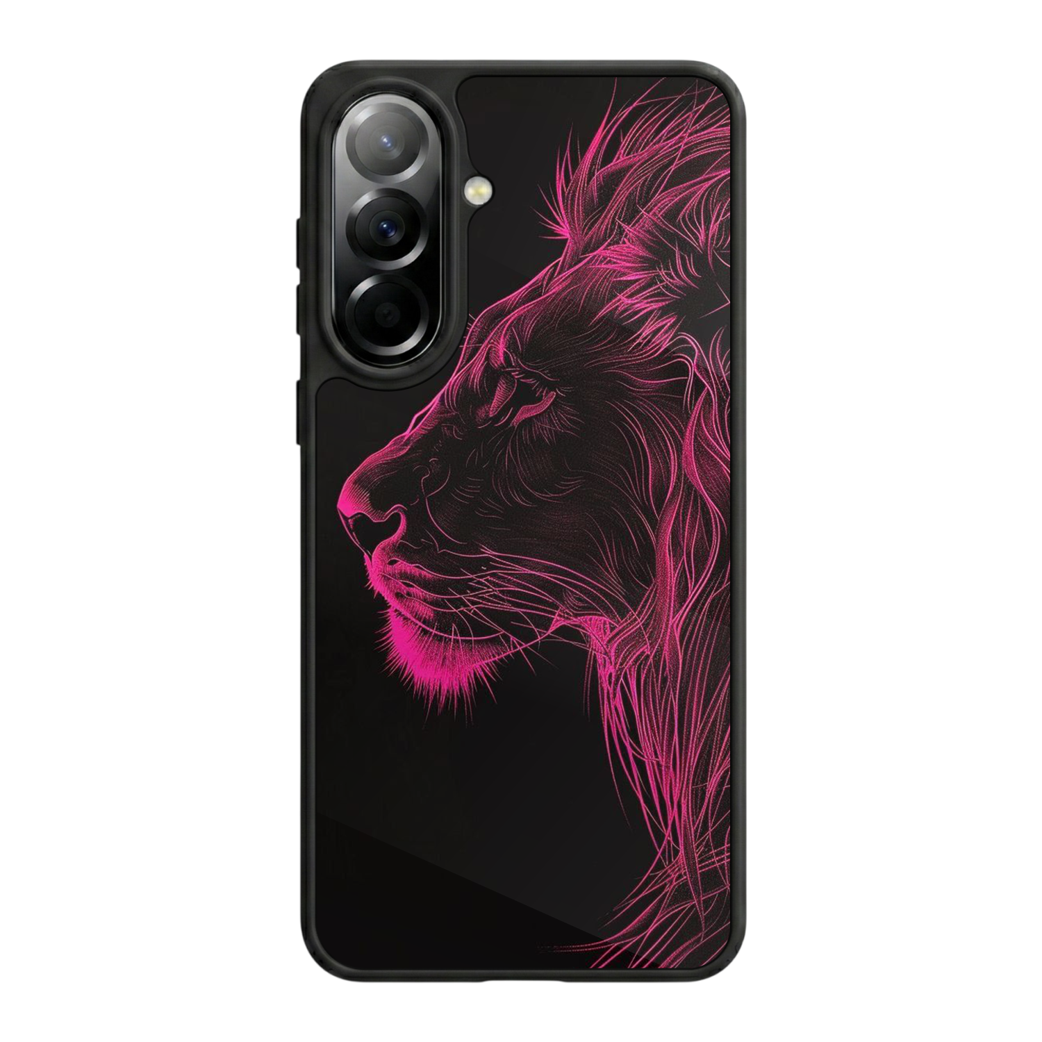 Samsung Galaxy A57 Uyumlu Aslan Tasarımlı Glossy Premium Kılıf