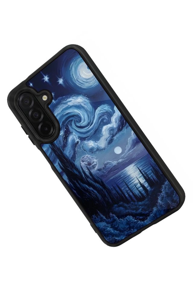 Samsung Galaxy A26 Uyumlu Ay Tasarımlı Glossy Premium Kılıf