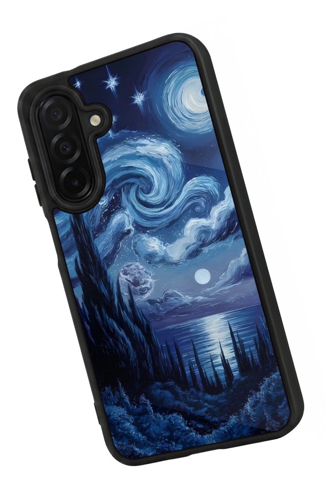 Samsung Galaxy A26 Uyumlu Ay Tasarımlı Glossy Premium Kılıf