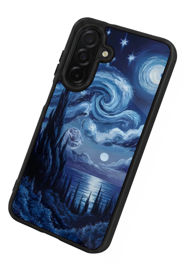 Samsung Galaxy A26 Uyumlu Ay Tasarımlı Glossy Premium Kılıf