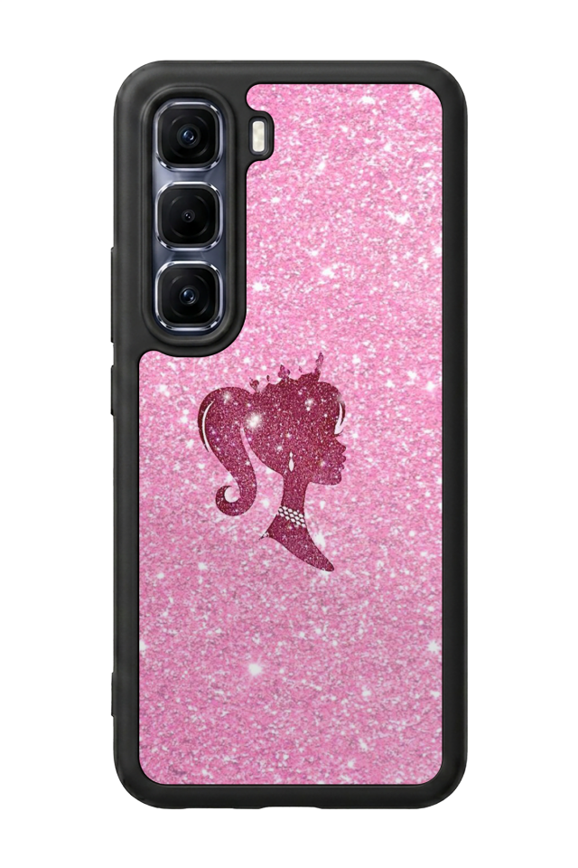 Infinix Hot 60 Pro Plus Uyumlu Barbie Tasarımlı Glossy Premium Kılıf