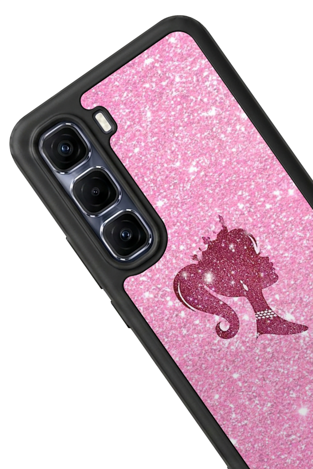 Infinix Hot 60 Pro Plus Uyumlu Barbie Tasarımlı Glossy Premium Kılıf