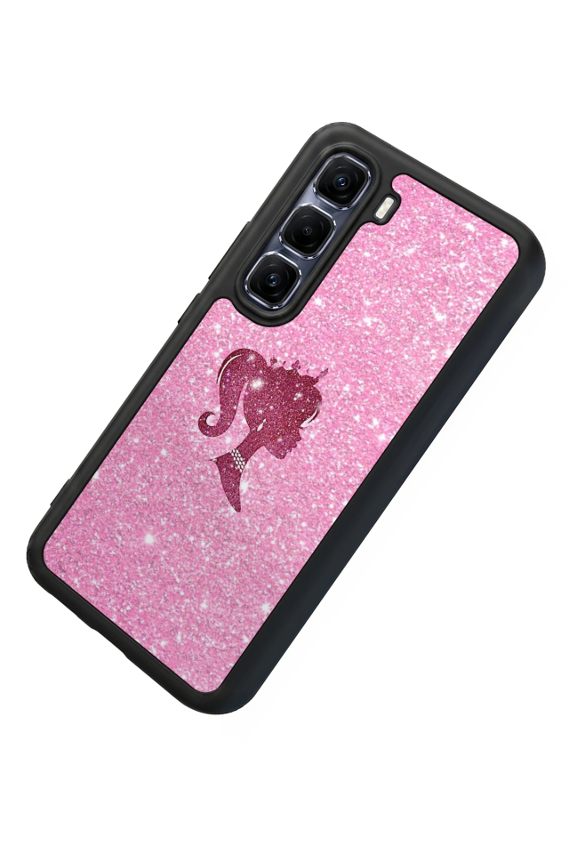Infinix Hot 60 Pro Plus Uyumlu Barbie Tasarımlı Glossy Premium Kılıf