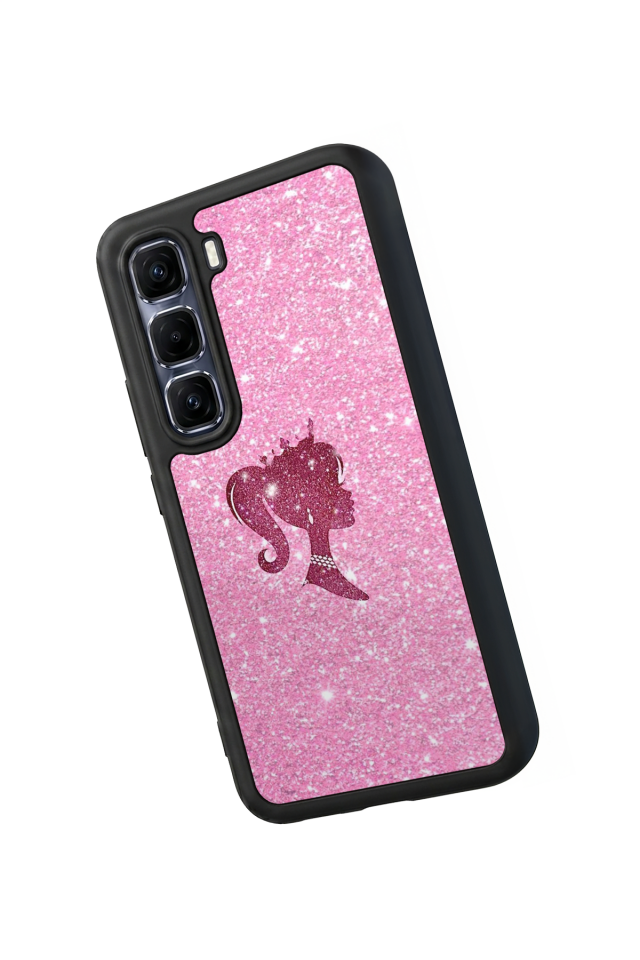 Infinix Hot 60 Pro Plus Uyumlu Barbie Tasarımlı Glossy Premium Kılıf