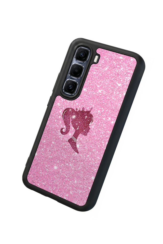 Infinix Hot 60 Pro Plus Uyumlu Barbie Tasarımlı Glossy Premium Kılıf