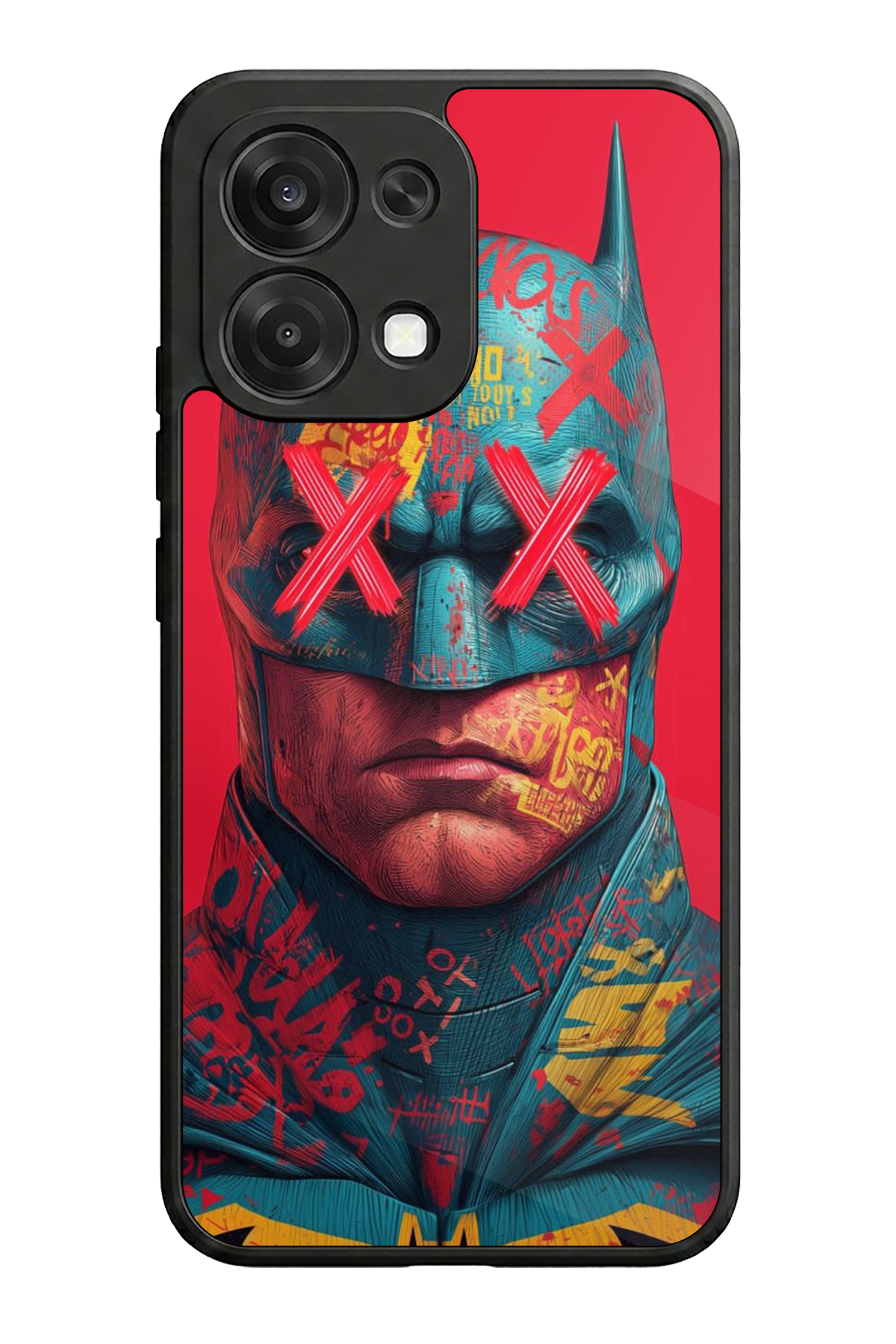 Oppo A6 Pro Uyumlu Batman Tasarımlı Glossy Premium Kılıf