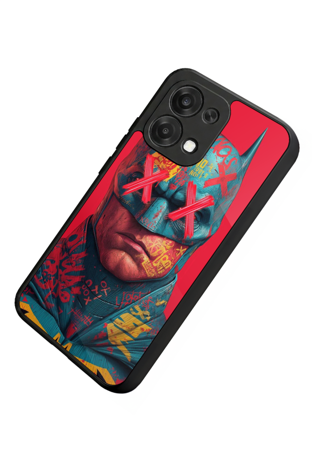 Oppo A6 Pro Uyumlu Batman Tasarımlı Glossy Premium Kılıf
