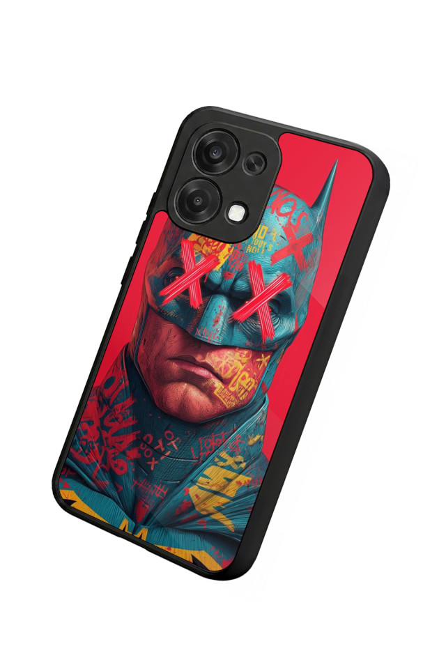 Oppo A6 Pro Uyumlu Batman Tasarımlı Glossy Premium Kılıf