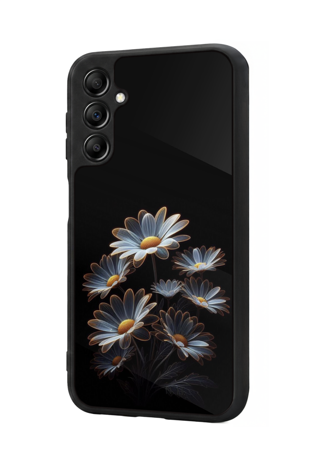 Samsung Galaxy A14 Uyumlu Cicek Tasarımlı Glossy Premium Kılıf